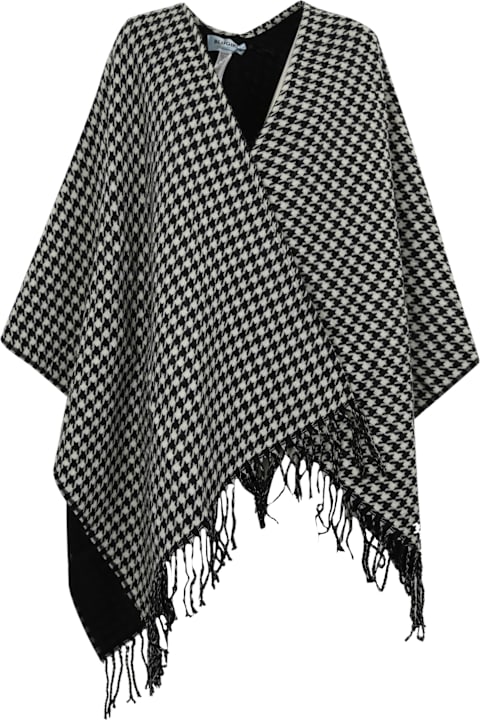 Blugirl معاطف وجواكت لـ السيدات Blugirl Houndstooth Poncho