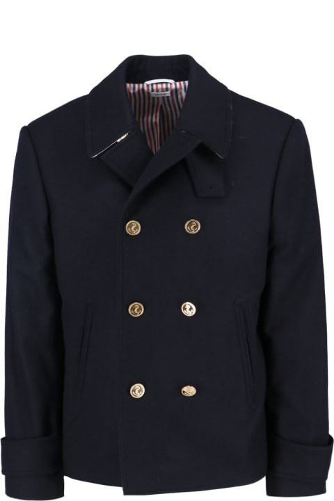 Coats & Jackets for Men Thom Browne Double-breasted Coat