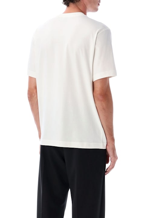 Homeware Burberry London Burberry London Chalk White Cotton Knight Stamp T-shirt