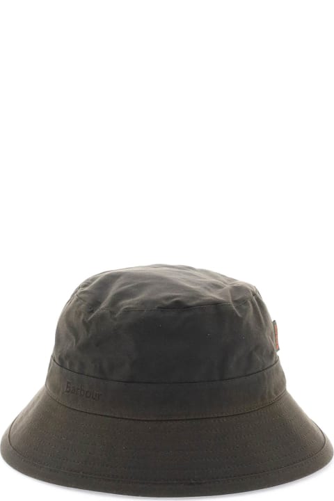 Fashion for Men Barbour Waxed Bucket Hat