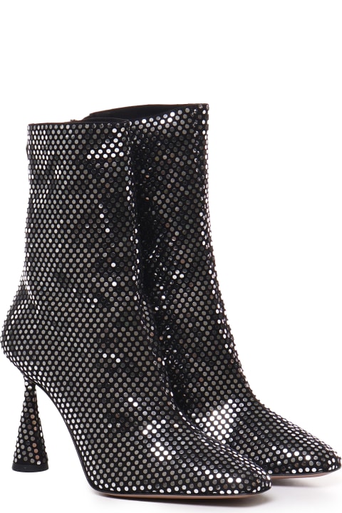 Homeware Aquazzura Amore Boots In Calfskin