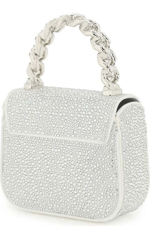 Versace for Women Versace La Medusa Handbag With Crystals