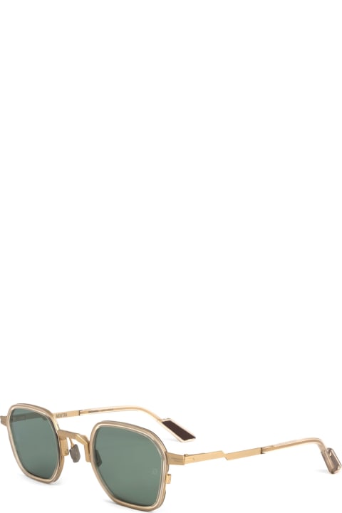 Richard Light Gold & Crystal Sand Sunglasses