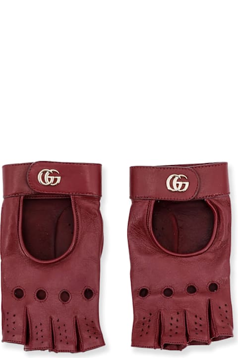 Gloves for Women Gucci Fingerless Leather Gloves