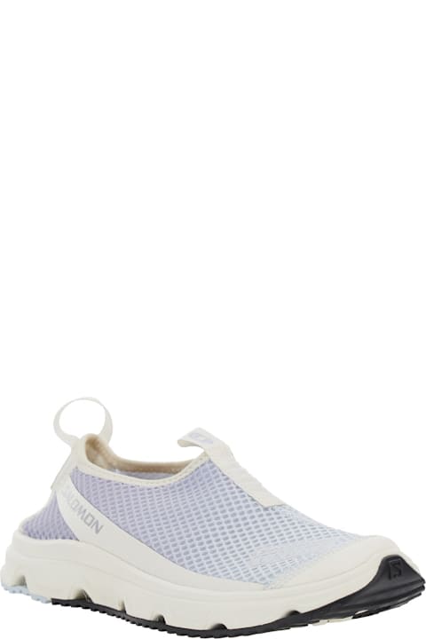 Salomon لـ Kids Salomon 'rx Moc 3.0' Light Blue Sneakers With Mesh Design And Printed Logo On The Front And Side In Fabric Unisex