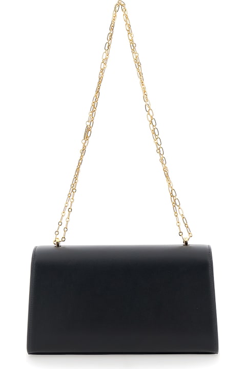 Savette for Men Savette Shoulder Bag 'chain Symmetry' With Smooth Black Leather Chain Detail For Women