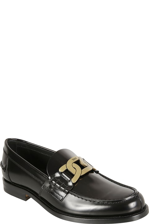 Tod's for Men Tod's Chain Front Classic Loafers