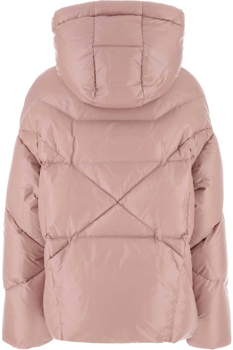 Khrisjoy Clothing for Women Khrisjoy Pastel Pink Nylon Down Jacket