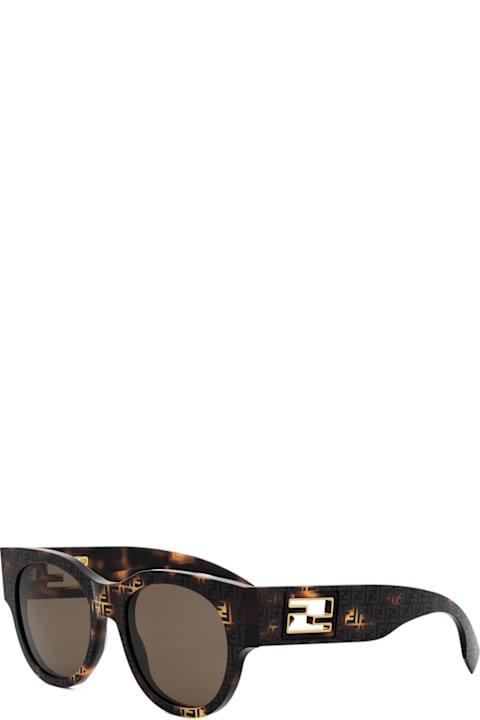 Eyewear for Women Fendi Eyewear Fe40147i 55e Havana/serigrafato Sunglasses