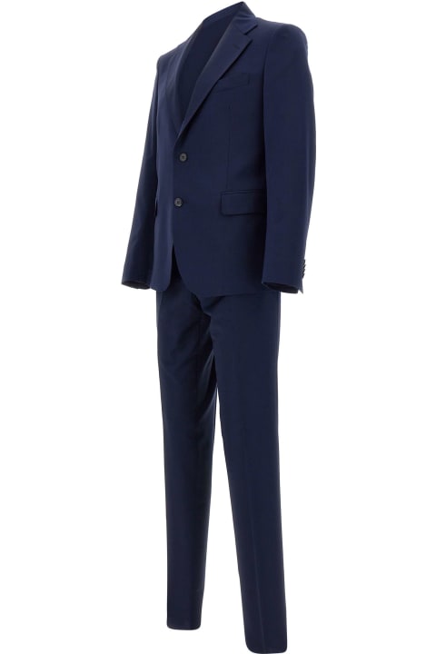 メンズ スーツ Brian Dales Two-piece Wool Blend Suit