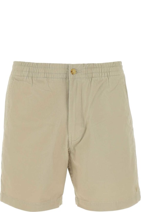 Polo Ralph Lauren for Men Polo Ralph Lauren Dove-grey Stretch Cotton Bermuda Shorts