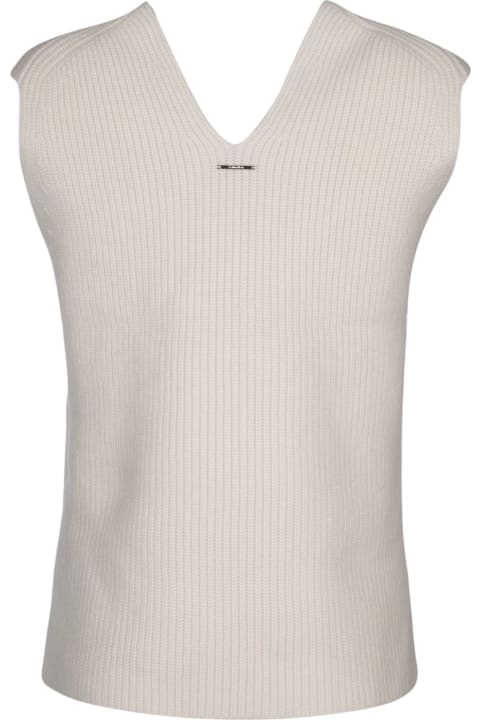 Calvin Klein لـ Women Calvin Klein Recycled Wool Rib Sweater Vest