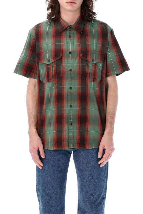 Filson Shirts for Men Filson Washed Feather Cloth Shirt