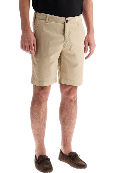 Vilebrequin Clothing for Men Vilebrequin Ponche Shorts In Tencel Gabardine