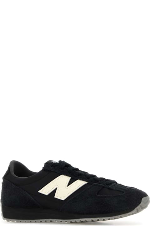 Junya Watanabe Black Suede And Fabric Junya Watanabe X New Balance Sneakers