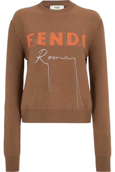 Fendi Fleeces & Tracksuits for Women Fendi Pullover Roma Cashmere