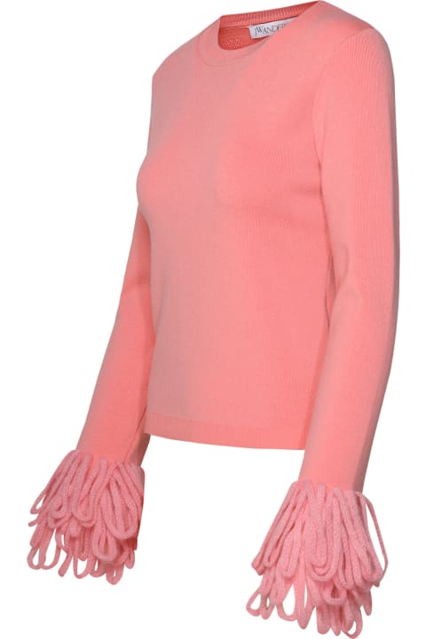 ウィメンズ J.W. Andersonのニットウェア J.W. Anderson Pink Wool Blend Sweater