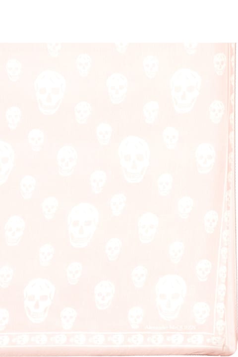 メンズ スカーフ Alexander McQueen Classic Skull Scarf