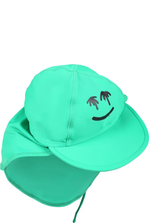 Molo Accessories & Gifts for Baby Girls Molo Green Hat For Kids With Smiley