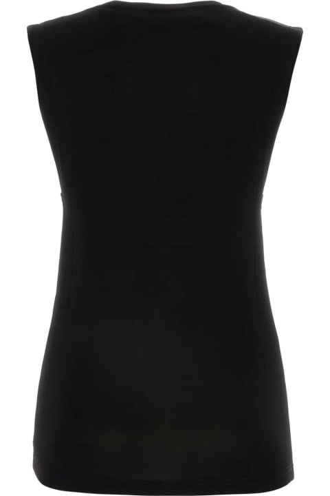 Y/Project Fleeces & Tracksuits for Women Y/Project Black Stretch Viscose Top