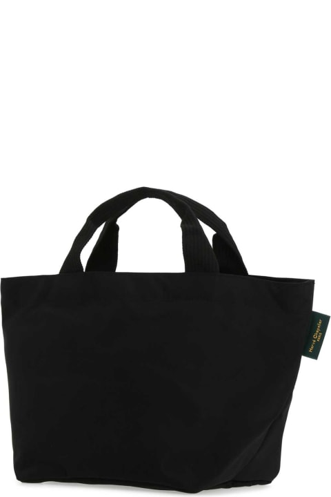 Hervè Chapelier for Women Hervè Chapelier Black Canvas Handbag