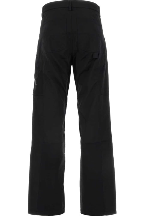 ROA for Men ROA Black Polyester Blend Cargo Pant