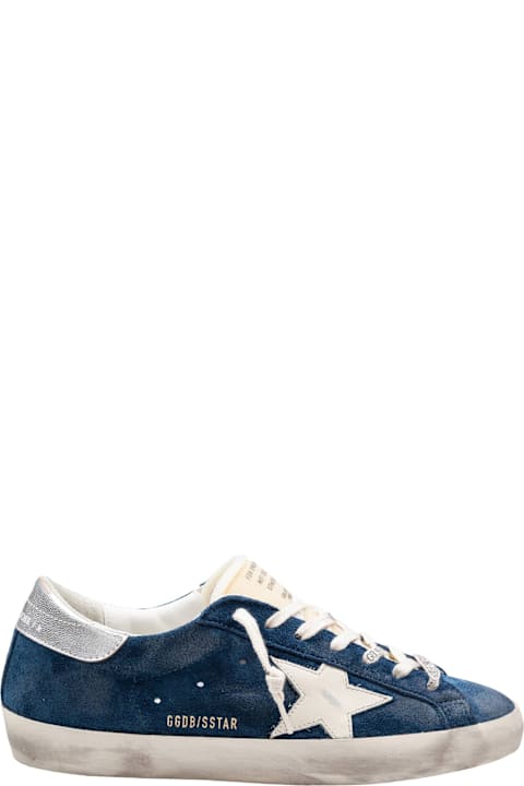 Homeware Golden Goose Golden Goose Super Star Suede Sneakers, Blue
