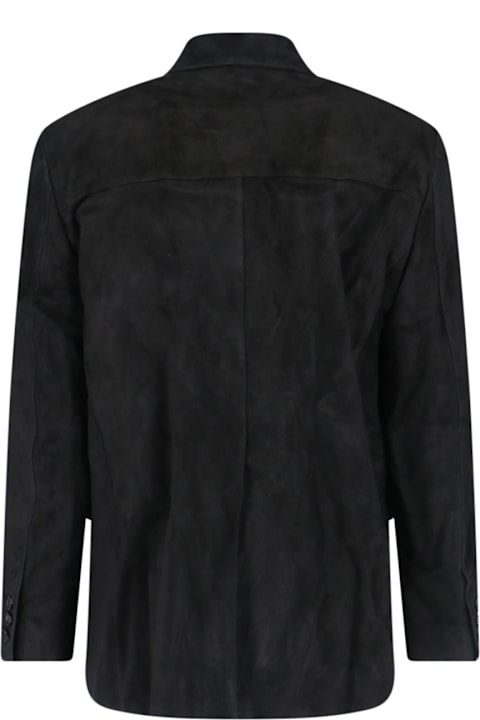 Tonywack Coats & Jackets for Men Tonywack Single-breasted Suede Jacket