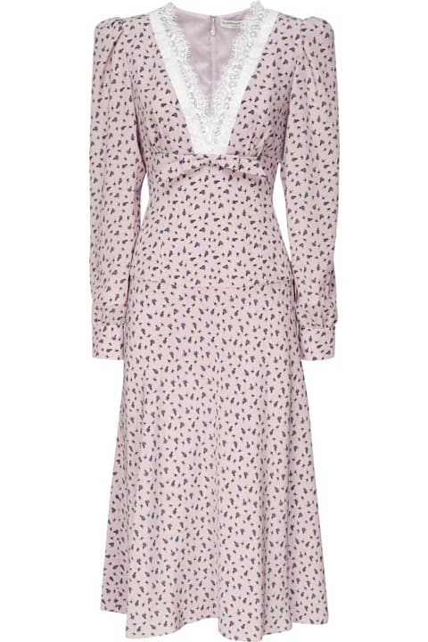 Alessandra Rich Dresses for Women Alessandra Rich Rose Print Dress