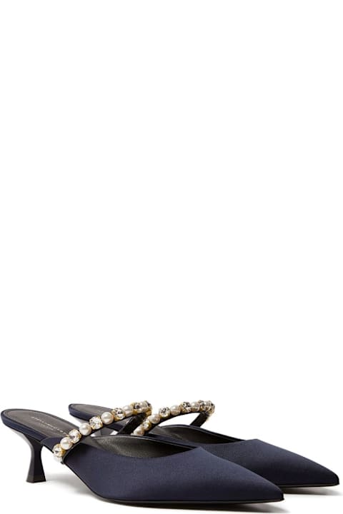 Stella McCartney Elsa Pearl And Crystal Mules