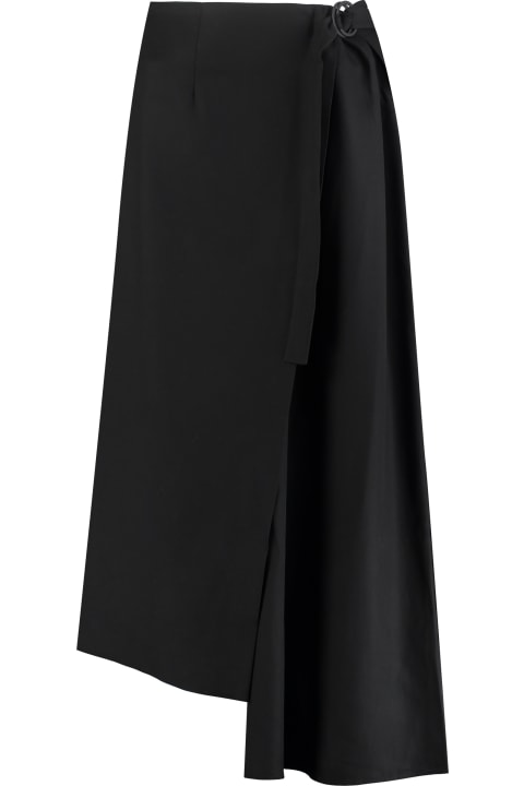Ava A-line Midi Skirt
