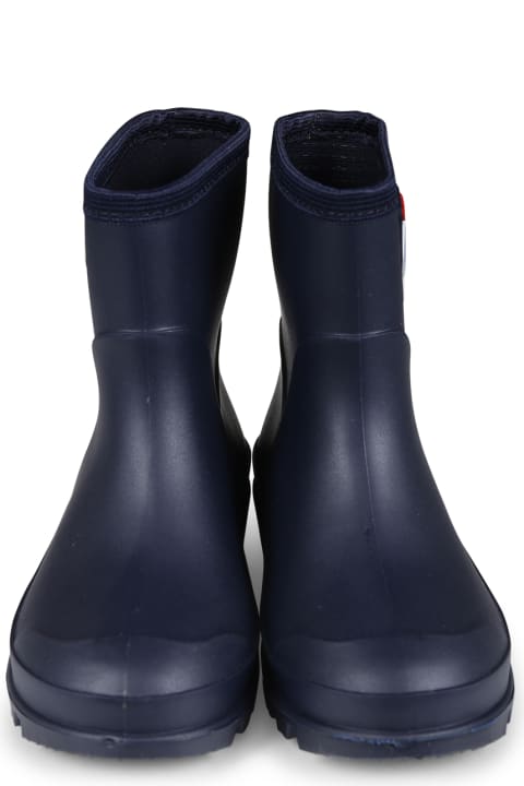 ボーイズ Kenzo Kidsのシューズ Kenzo Kids Blue Rain Boots For Kids With Elephant And Logo