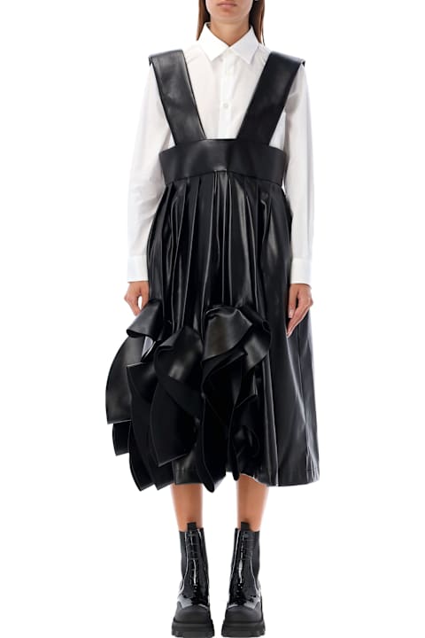 Comme des Garçons Skirts for Women Comme des Garçons Eco Leather Skirt Salopette