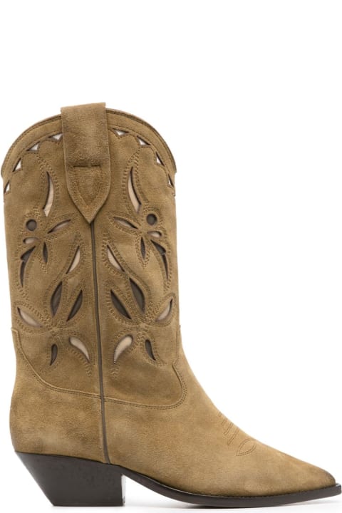 You need to see this Isabel Marant Etoile Rowi Mods Suede & Leather Boot on Rue  La La. Get in and shop (quickly!): htt…