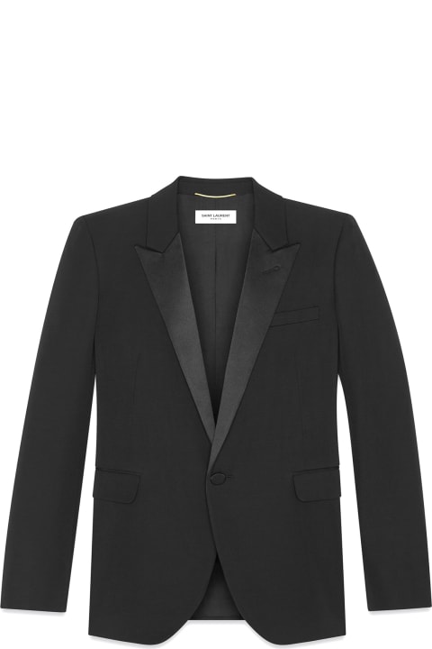Statement Blazers for Women Saint Laurent Tuxedo Jacket