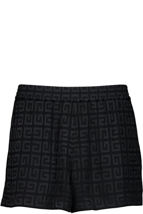 Givenchy Pants & Shorts for Women Givenchy Monogrammed Elastic-waist Shorts