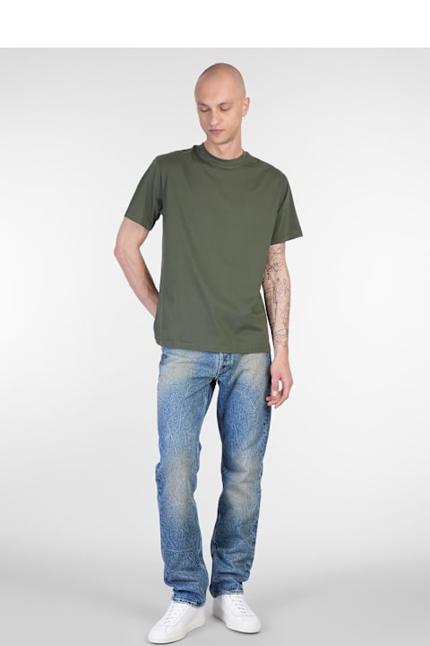Salvatore Santoro Clothing for Men Salvatore Santoro T-shirt In Green Cotton