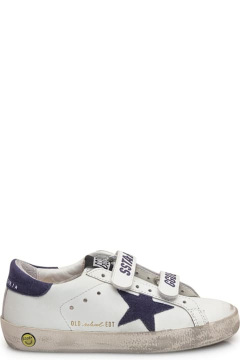 Golden Goose for Girls Golden Goose Old School Velcro Strap Sneakers