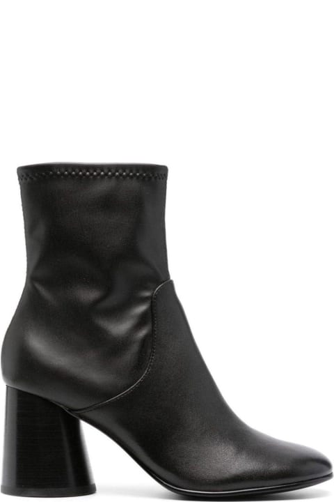Clash Zip-up Heeled Ankle Boots