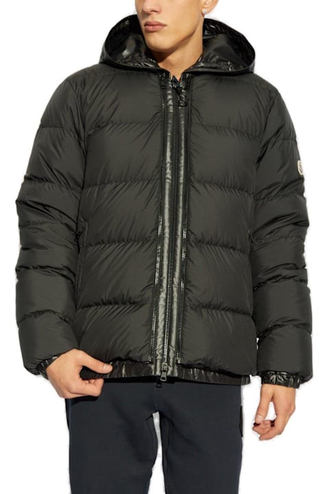 メンズ Monclerのコート＆ジャケット Moncler Zip-up Hooded Puffer Jacket