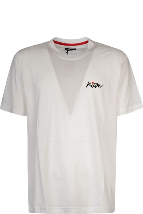 Kiton for Men Kiton Chest Logo Regular T-shirt
