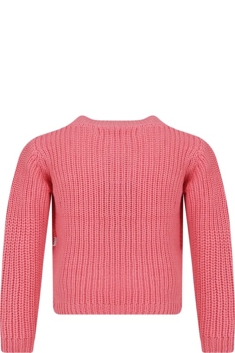Sweaters & Sweatshirts for Girls Molo Fuchsia Sweater For Girl