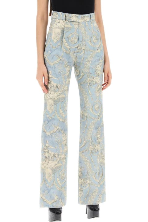 Vivienne Westwood Pants & Shorts for Women Vivienne Westwood Allover Floral Print Flared Pants