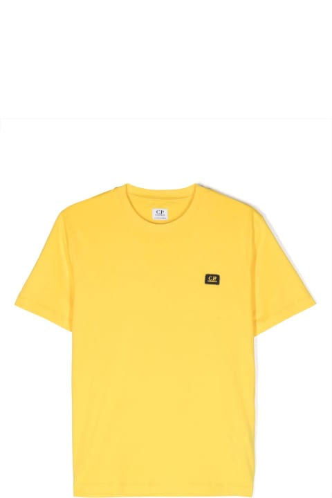 C.P. Company T-Shirts & Polo Shirts for Boys C.P. Company C.p. Company T-shirts And Polos Yellow