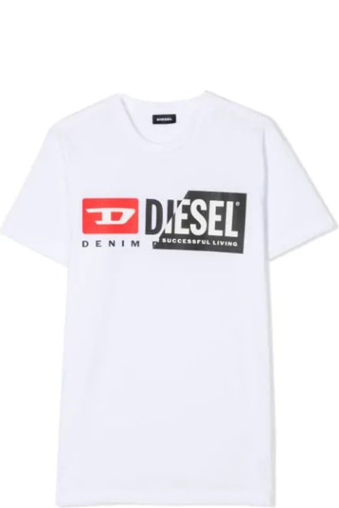 Diesel Topwear for Girls Diesel Logo Print T-shirt