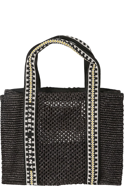 Totes for Women Isabel Marant Weave Logo Patch Tote