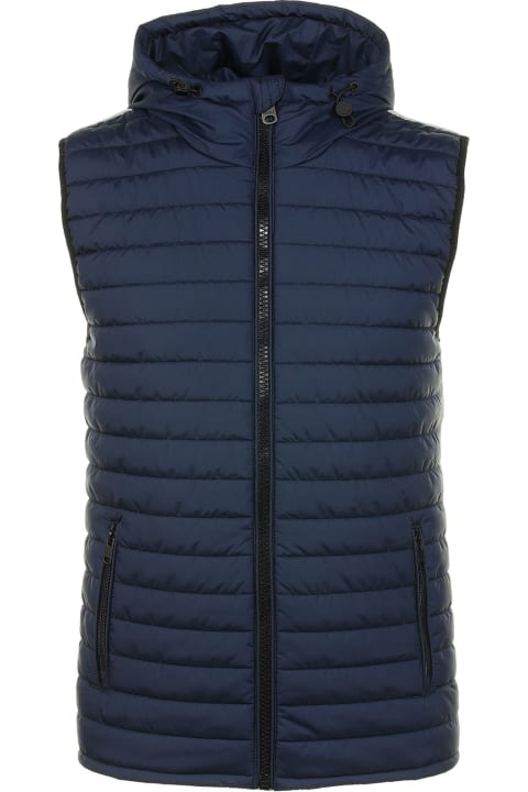 Ecoalf Clothing for Men Ecoalf Quilted Vest With Hood