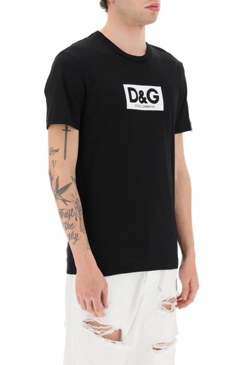 Dolce & Gabbana Topwear for Men Dolce & Gabbana Logo Patch T-shirt