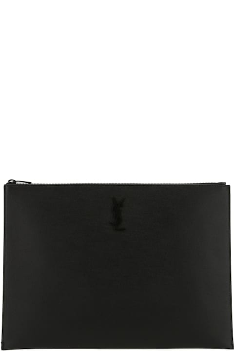 Investment Bags for Men Saint Laurent Monogram Clutch Bag