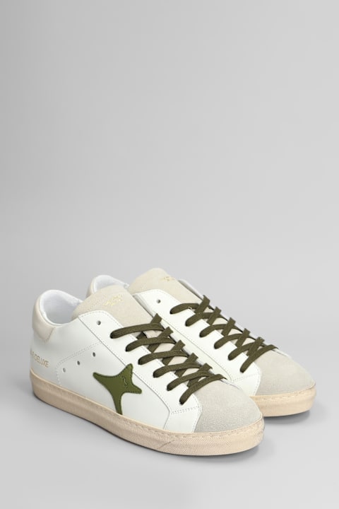 Homeware AMA-BRAND Sneakers In White Suede And Leather